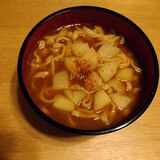 じゃがいもの味噌煮込みうどん